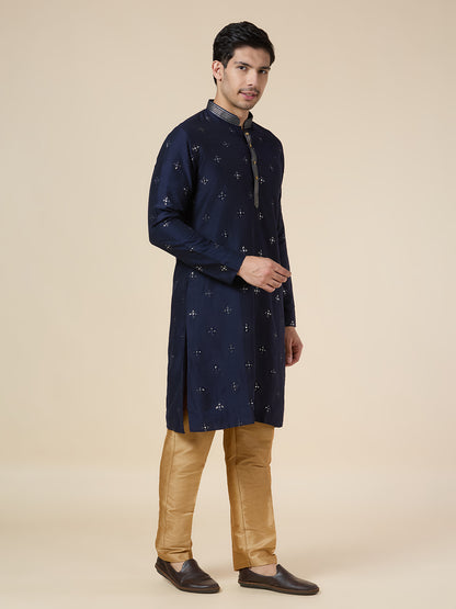 Mens Silk Kurta Set