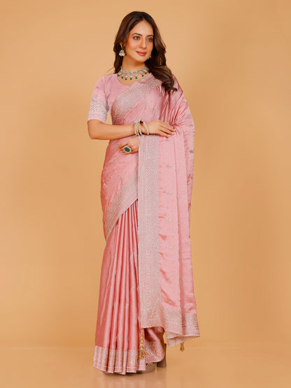 Aadhya Silk Embroidered Saree