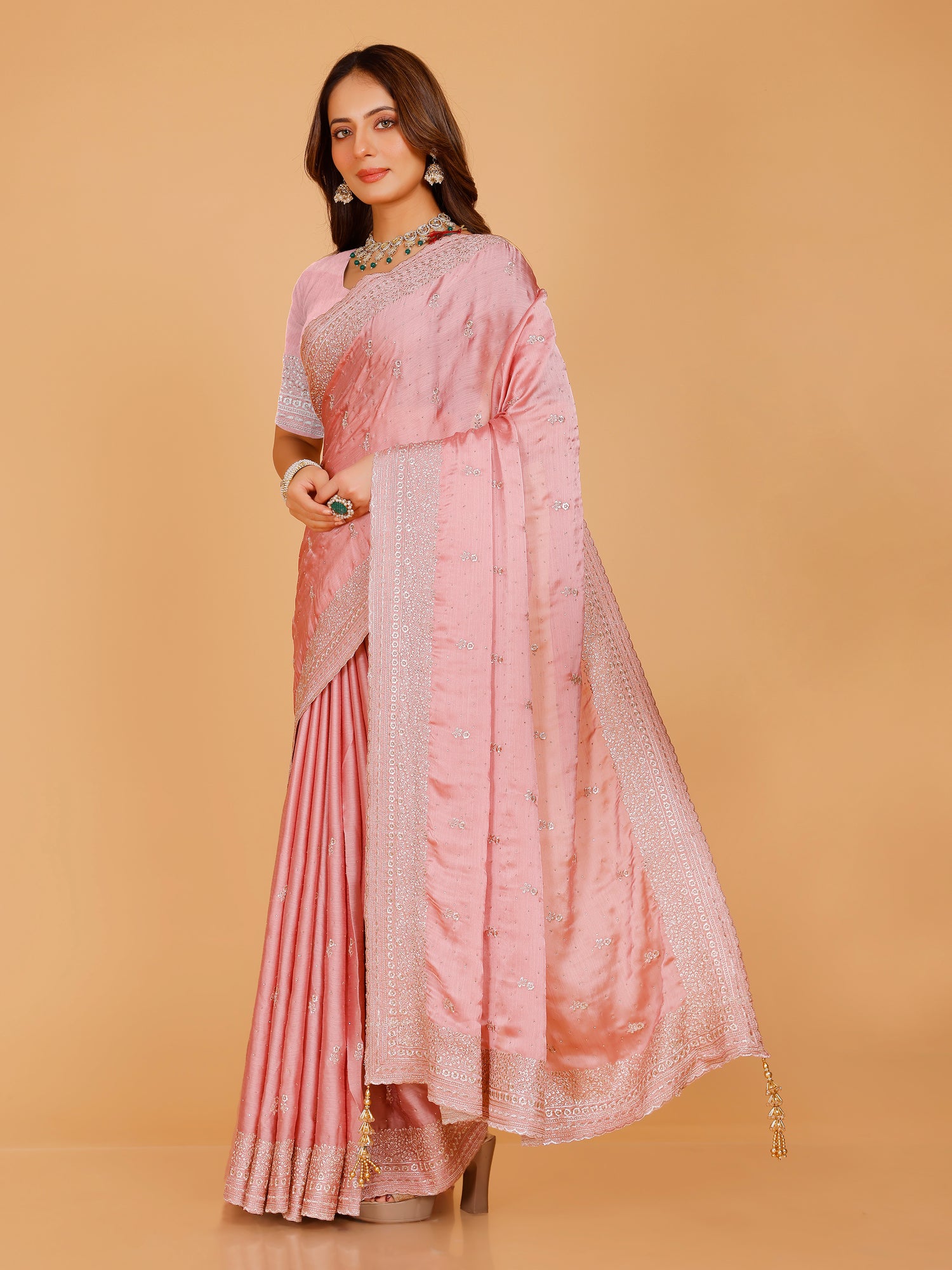 Aadhya Silk Embroidered Saree