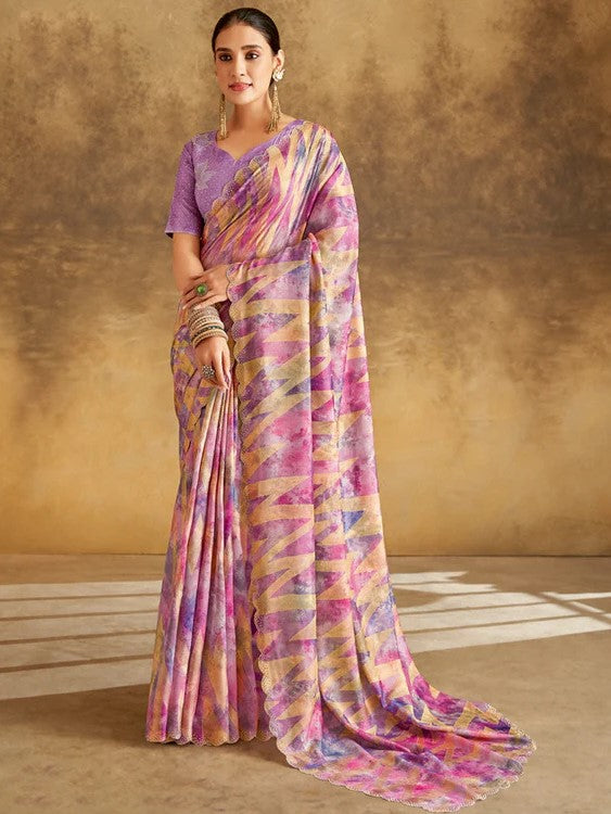Silk Designer Printed Saree