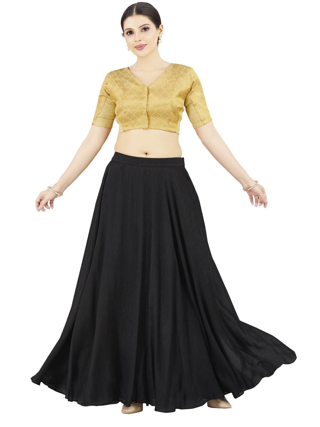 Sara Silk Skirt
