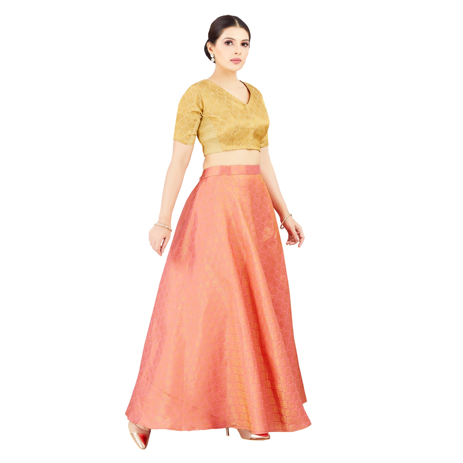 Ladies Brocade Skirt L,XL,2XL