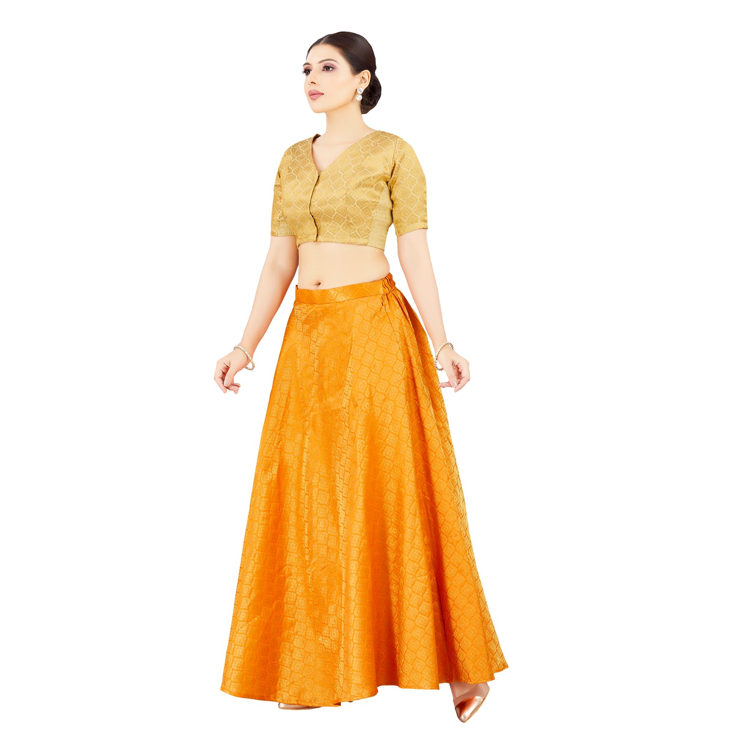 Ladies Brocade Skirt L,XL,2XL