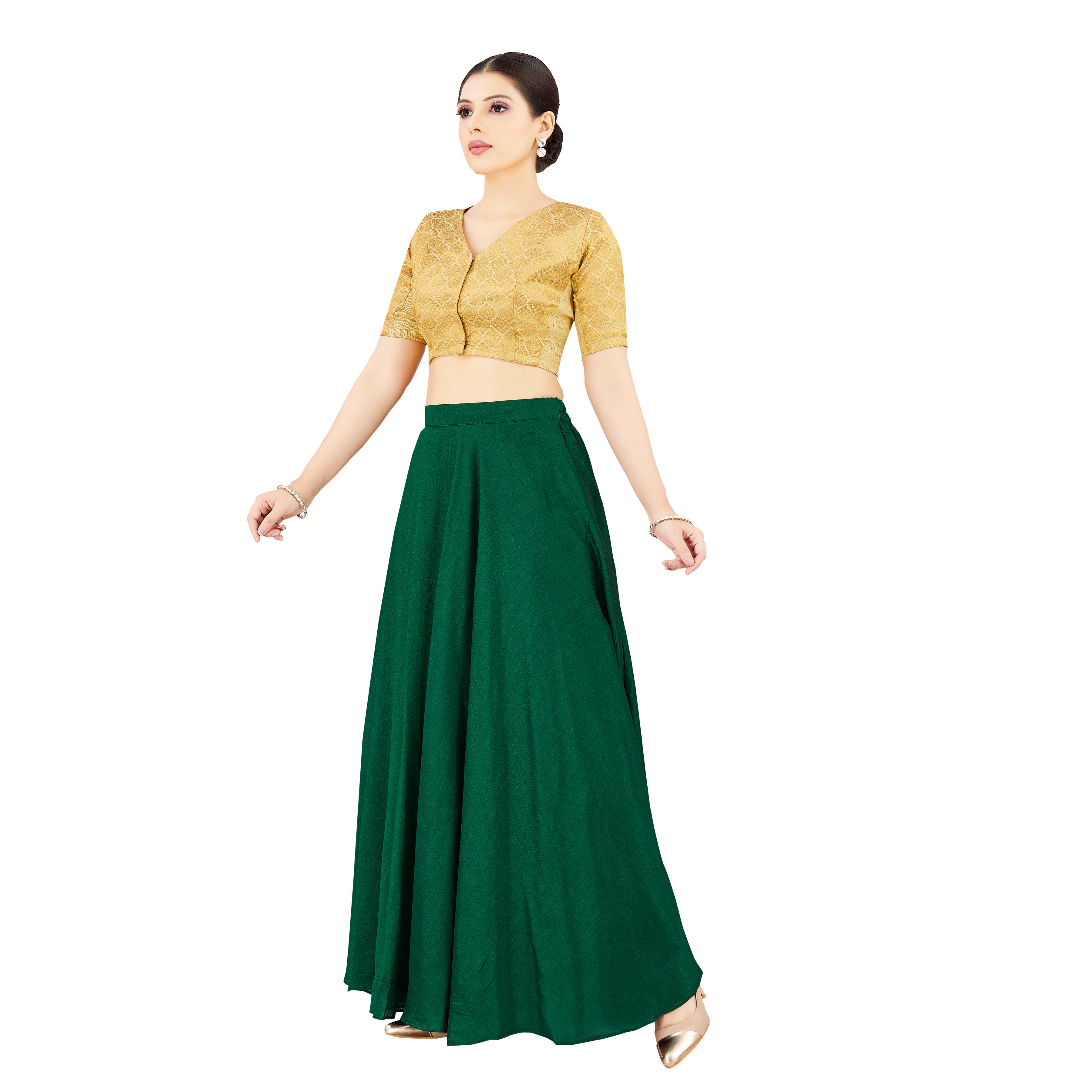 Sara Silk Skirt