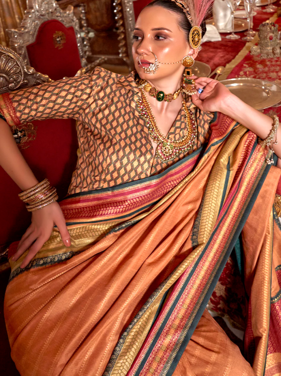 Chaitali Silk Printed Saree