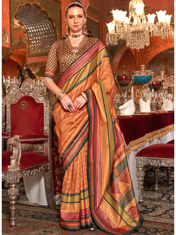Chaitali Silk Printed Saree