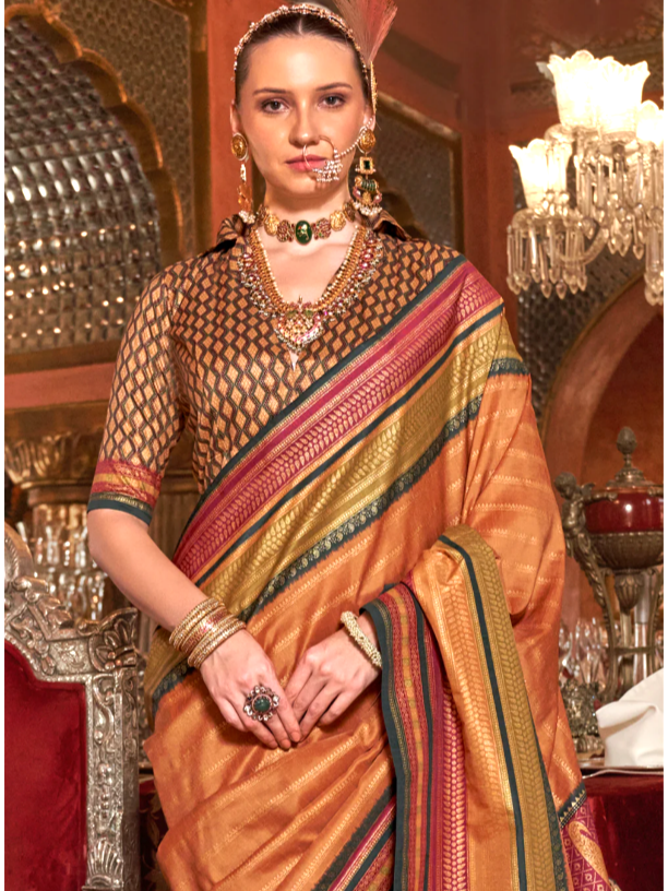 Chaitali Silk Printed Saree