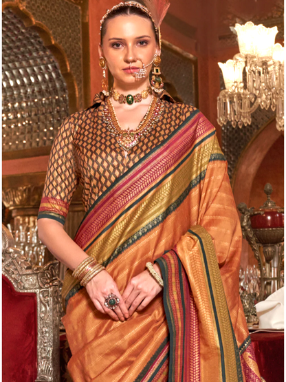 Chaitali Silk Printed Saree