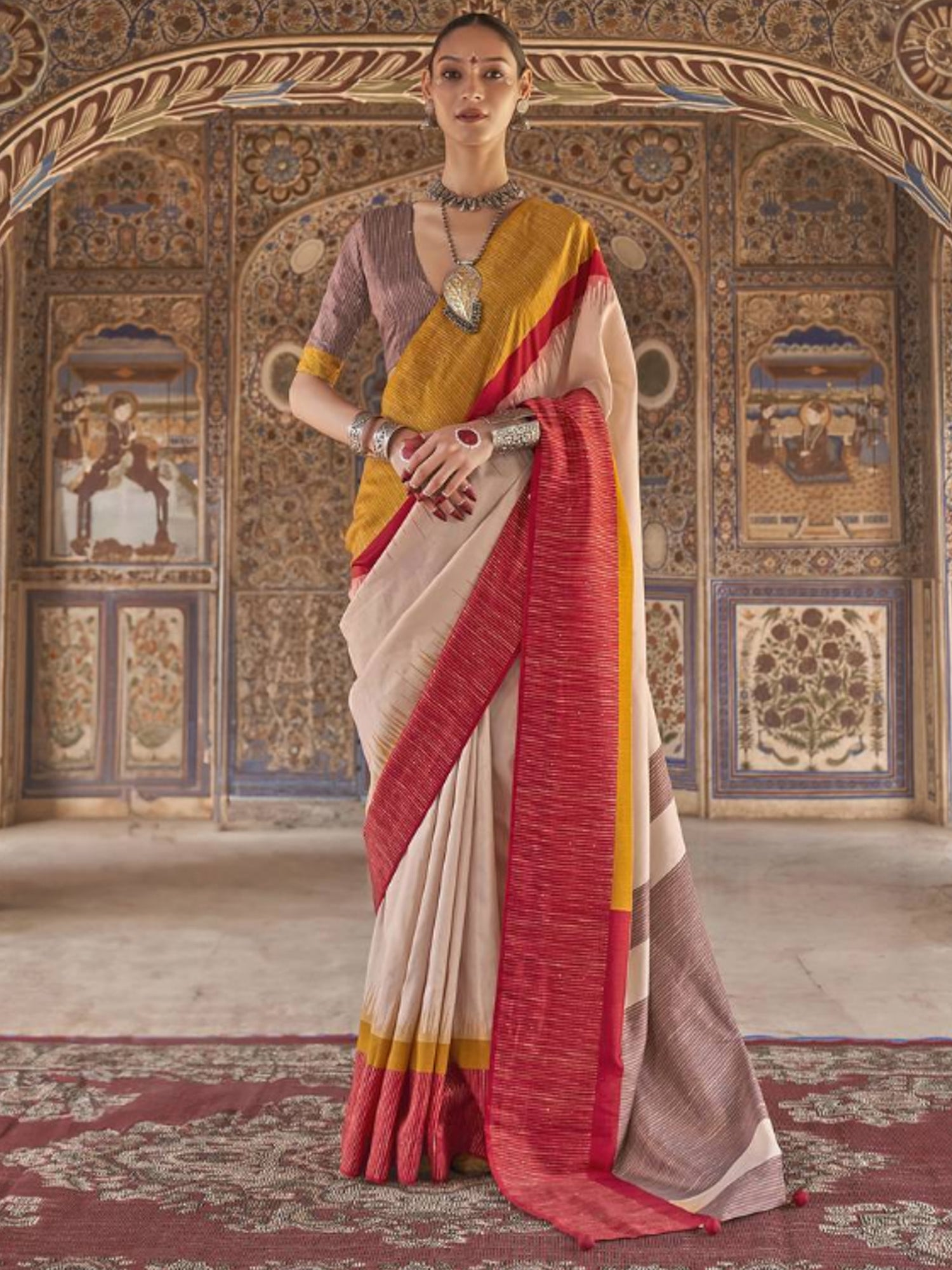 Bishakha Silk Printed Saree