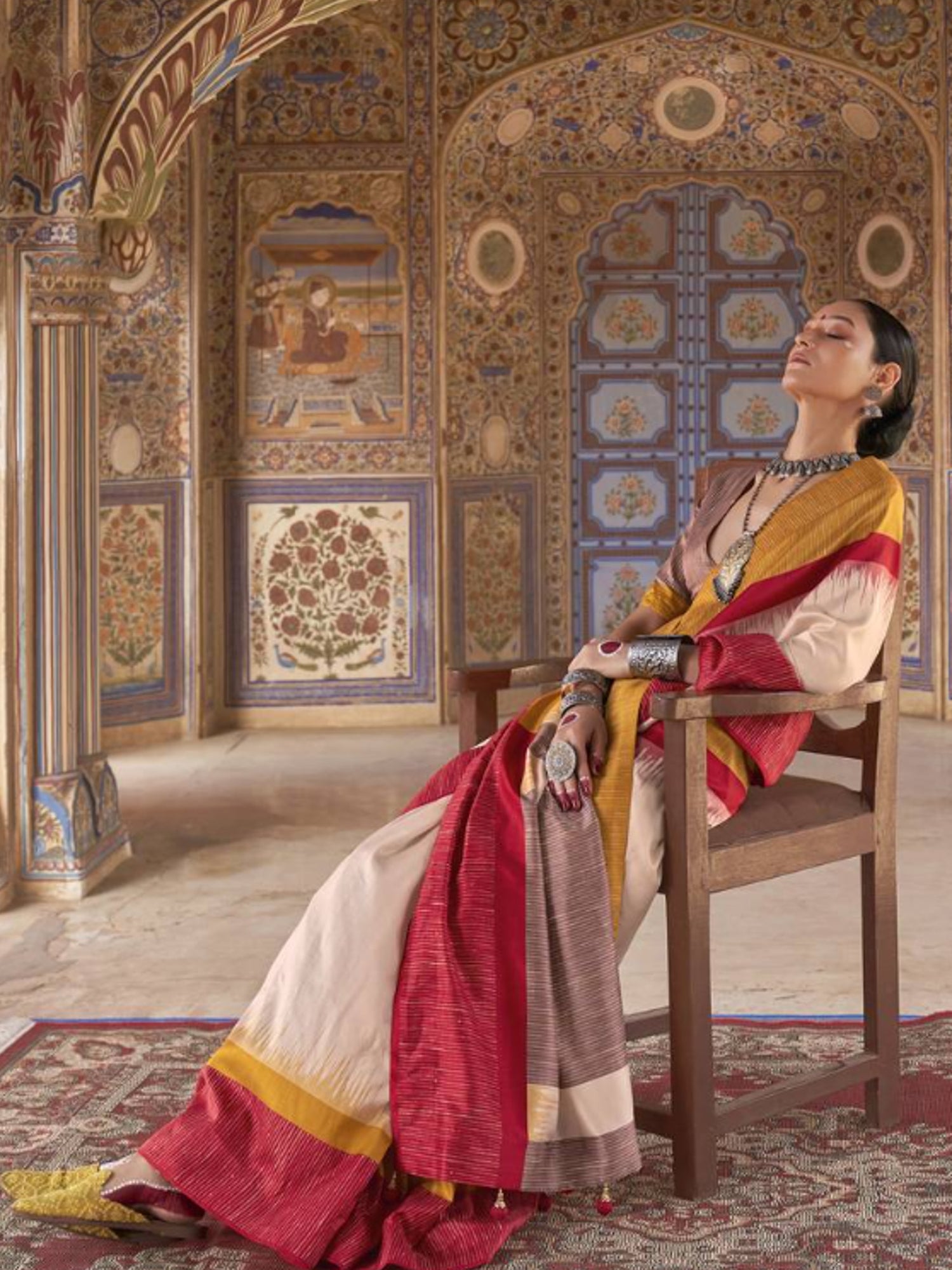 Bishakha Silk Printed Saree