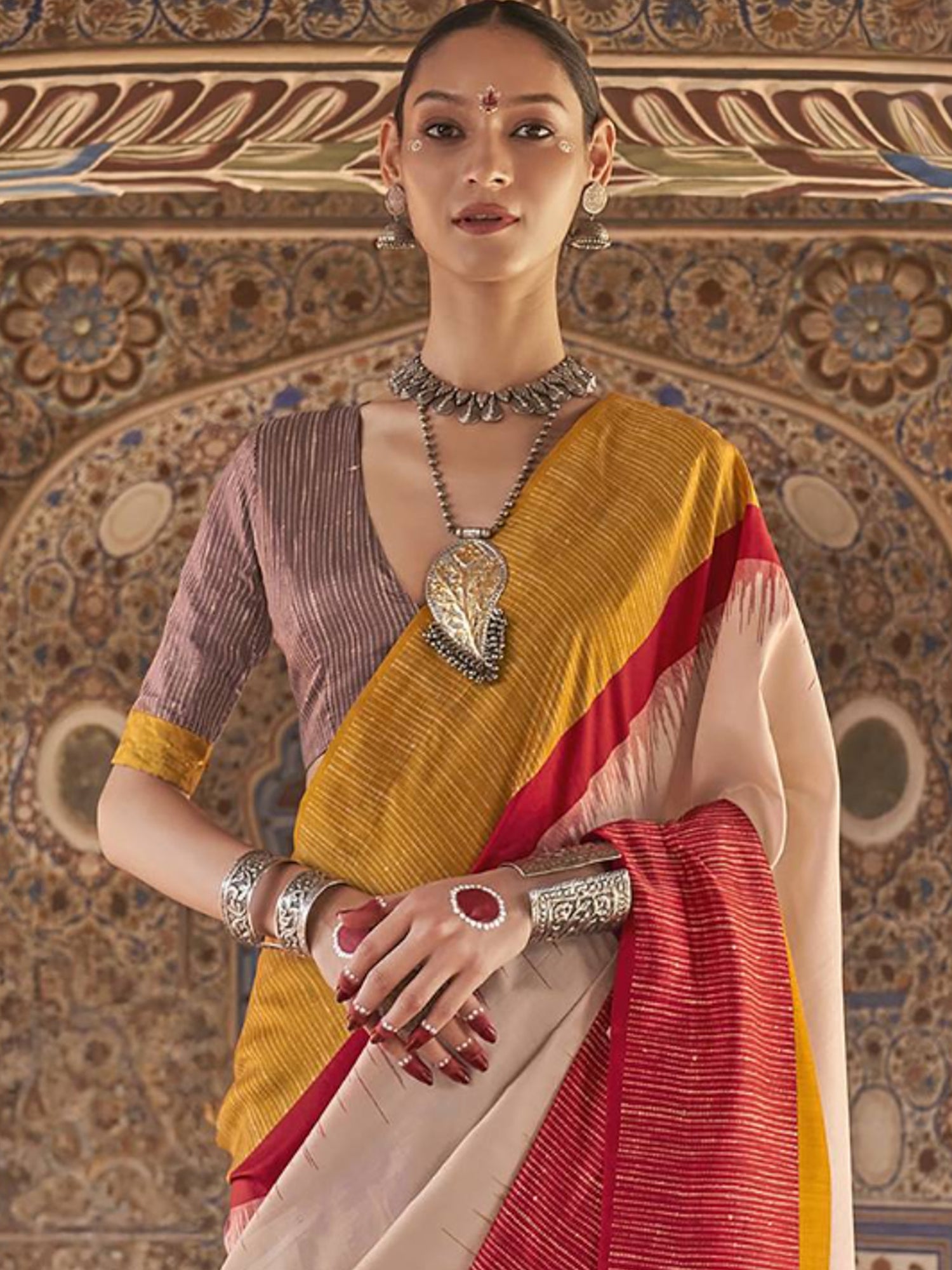 Bishakha Silk Printed Saree