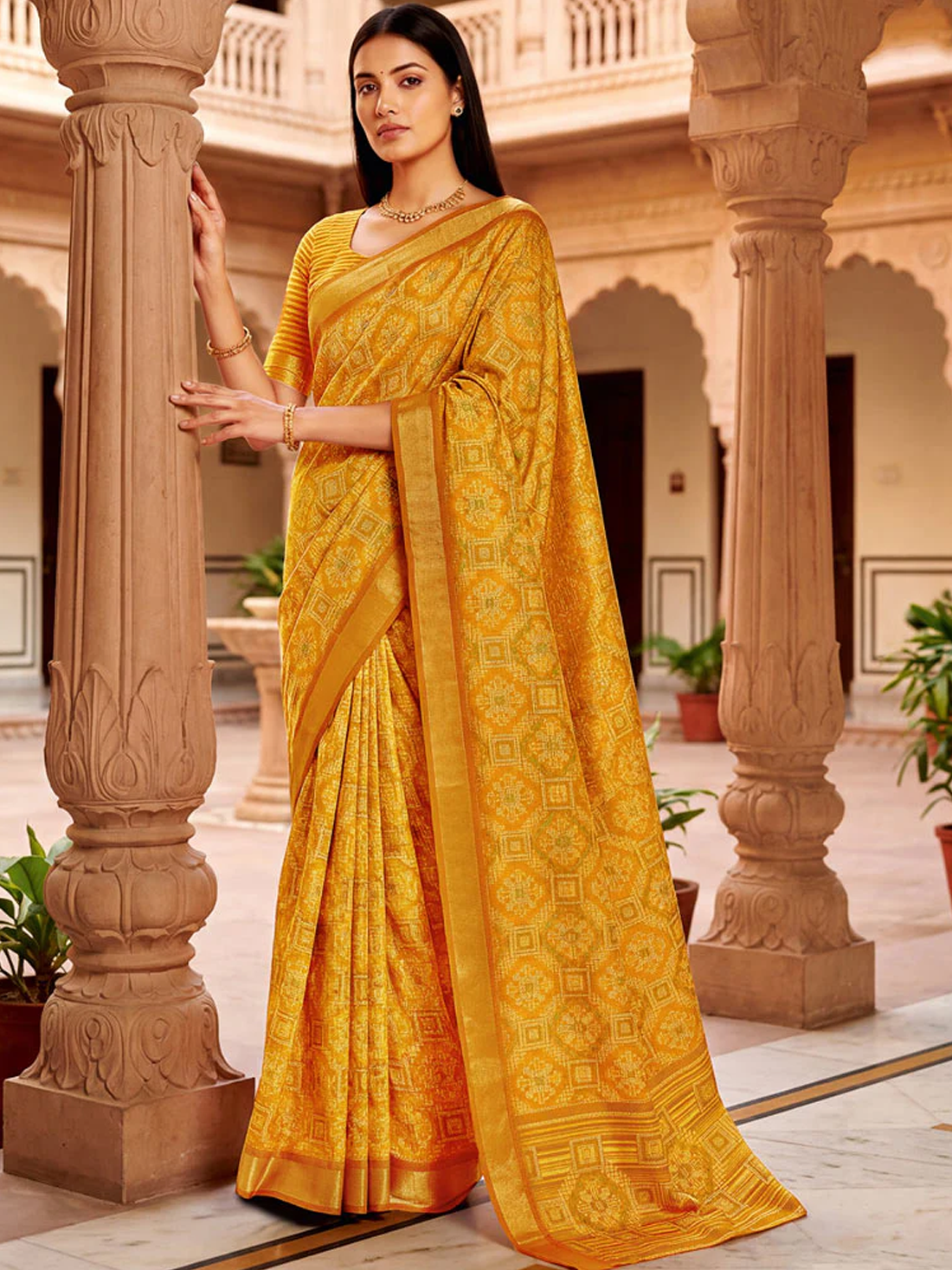 Serina Silk Printed Saree
