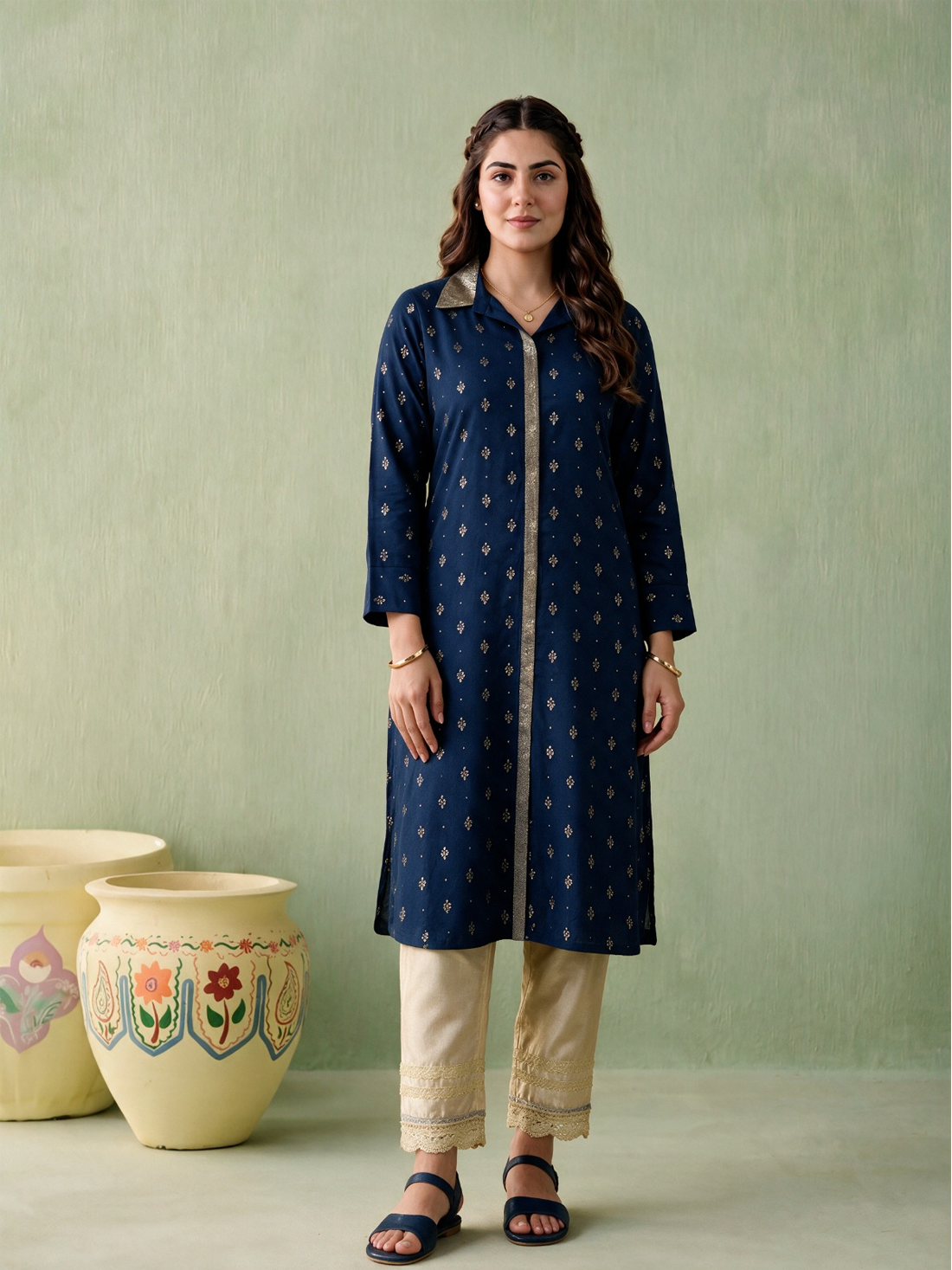Vinisha Rayon Kurti