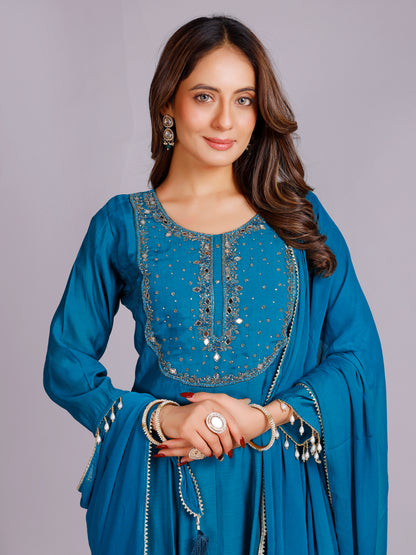 Ziya Silk Flair Suit
