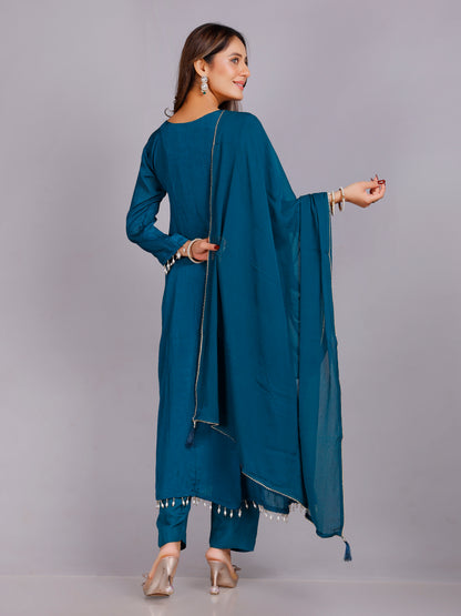 Abhira Silk Flair Suit
