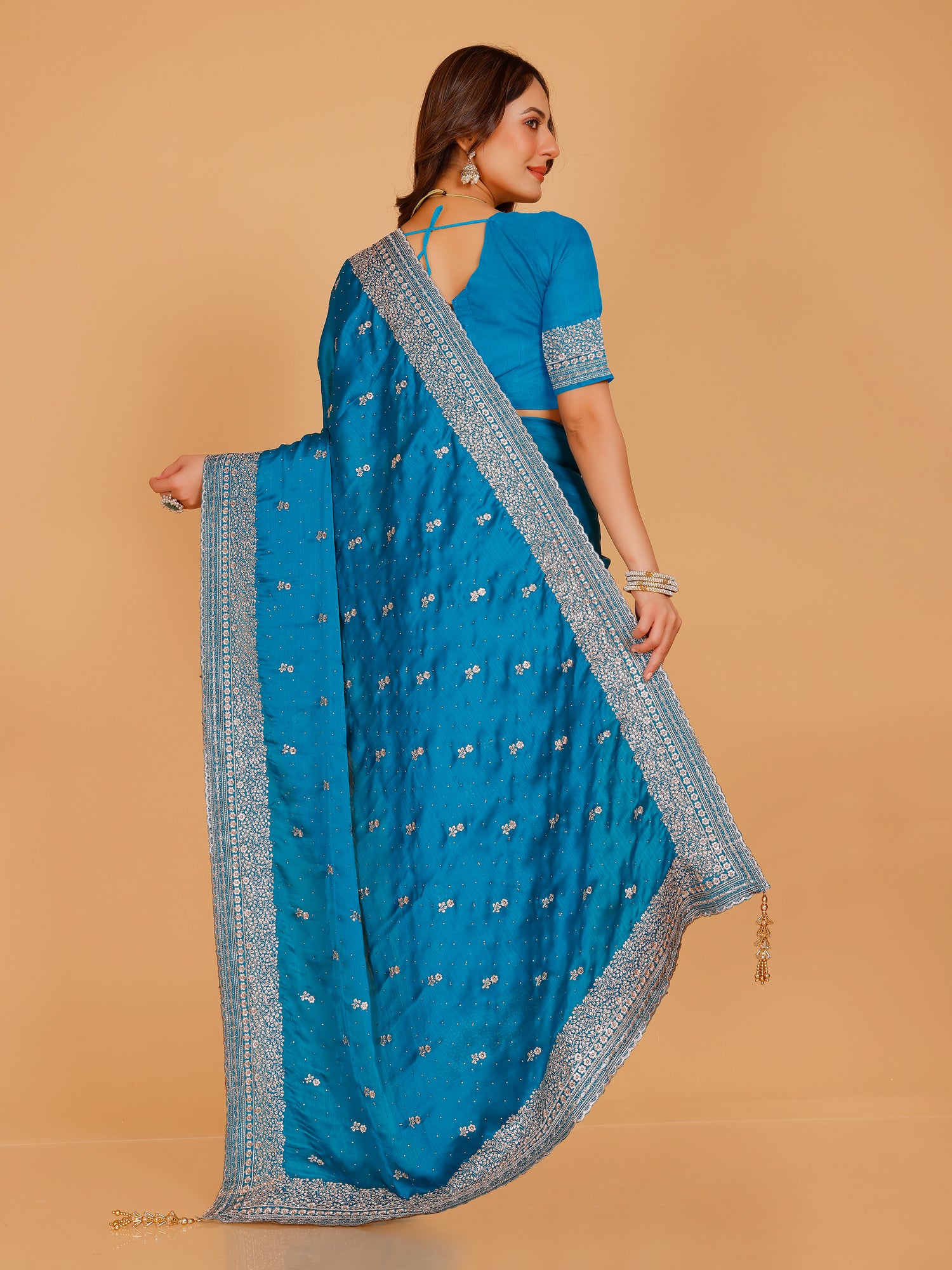 Aadhya Silk Embroidered Saree