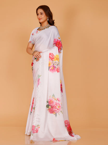 Mishka Silk Printed Saree