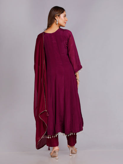 Abhira Silk Flair Suit