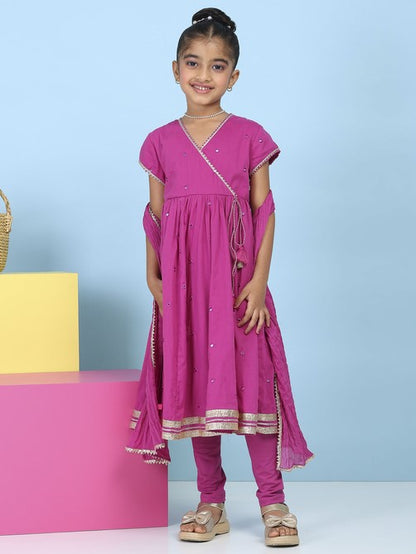 Biba Anarkali Suit Set