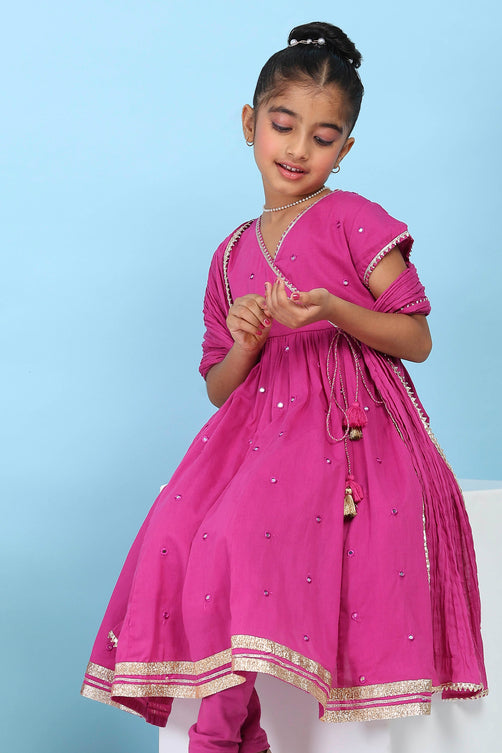 Biba Anarkali Suit Set