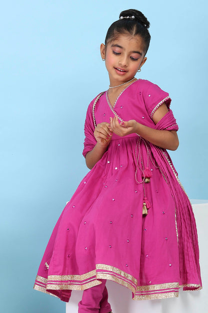 Biba Anarkali Suit Set