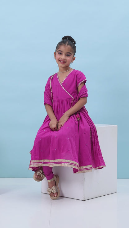 Biba Anarkali Suit Set