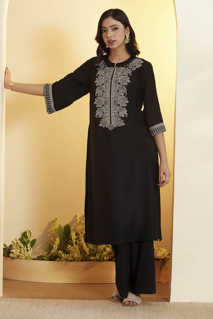 Biba Silk Straight Kurti