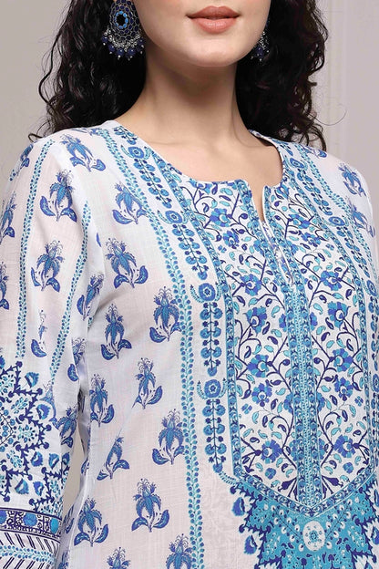 Biba Cotton Printed Palazzo Suit
