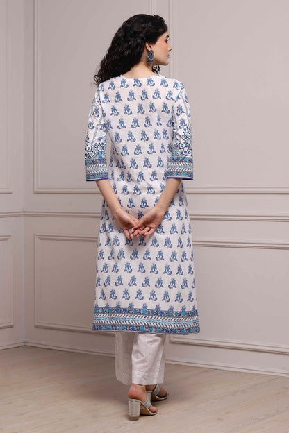 Biba Cotton Printed Palazzo Suit