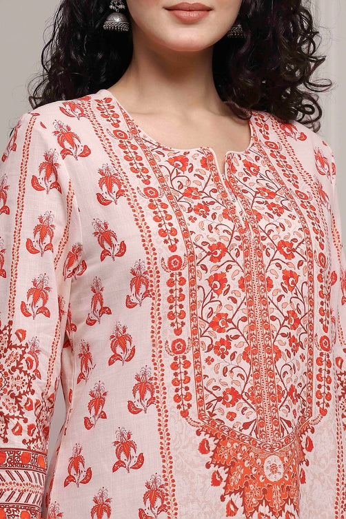 Biba Cotton Printed Palazzo Suit