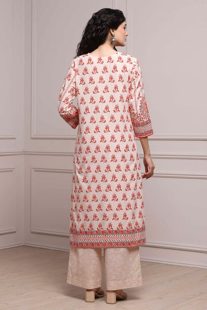 Biba Cotton Printed Palazzo Suit