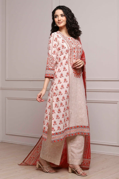 Biba Cotton Printed Palazzo Suit