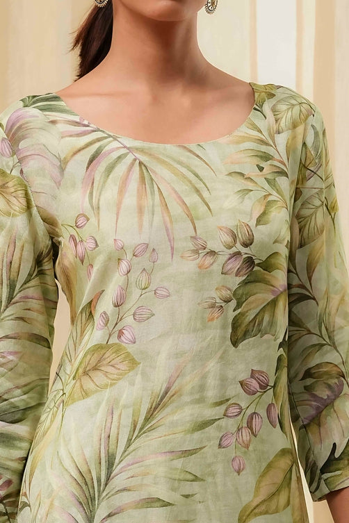 Biba Kurti With Palazzo Pant