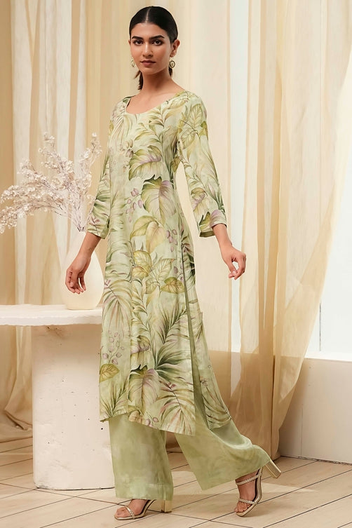 Biba Kurti With Palazzo Pant