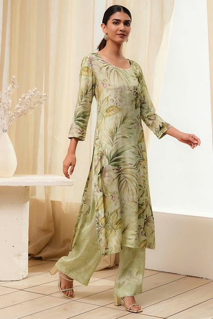 Biba Kurti With Palazzo Pant