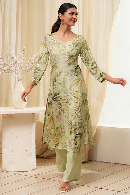 Biba Kurti With Palazzo Pant