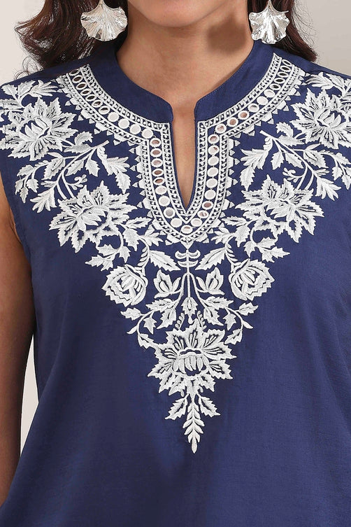 Biba Ladies Cotton Kurti with Pant