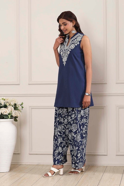 Biba Ladies Cotton Kurti with Pant