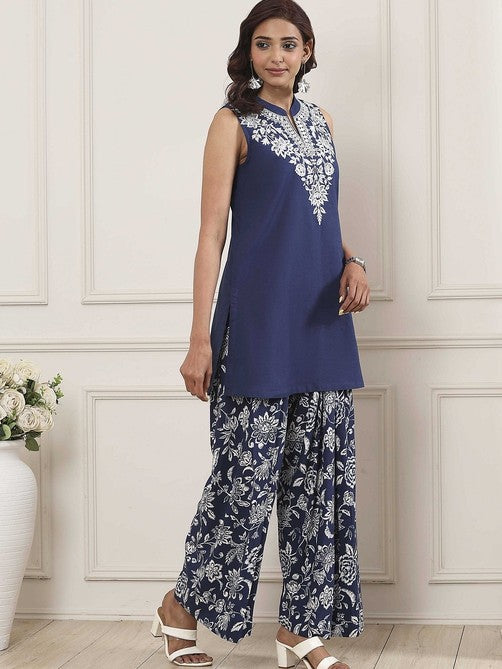 Biba Ladies Cotton Kurti with Pant