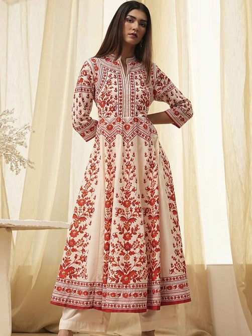 Biba Kurta With Palazzo Suit