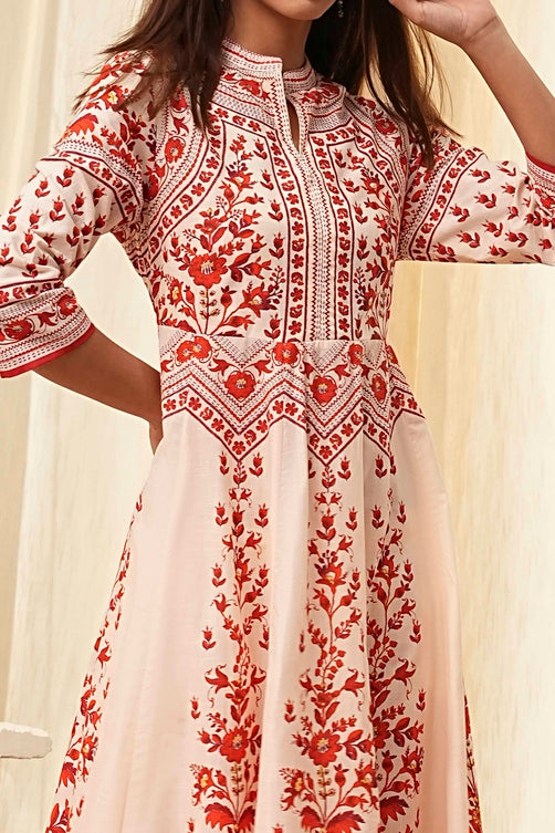 Biba Kurta With Palazzo Suit