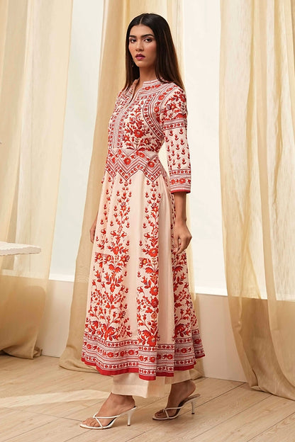 Biba Kurta With Palazzo Suit
