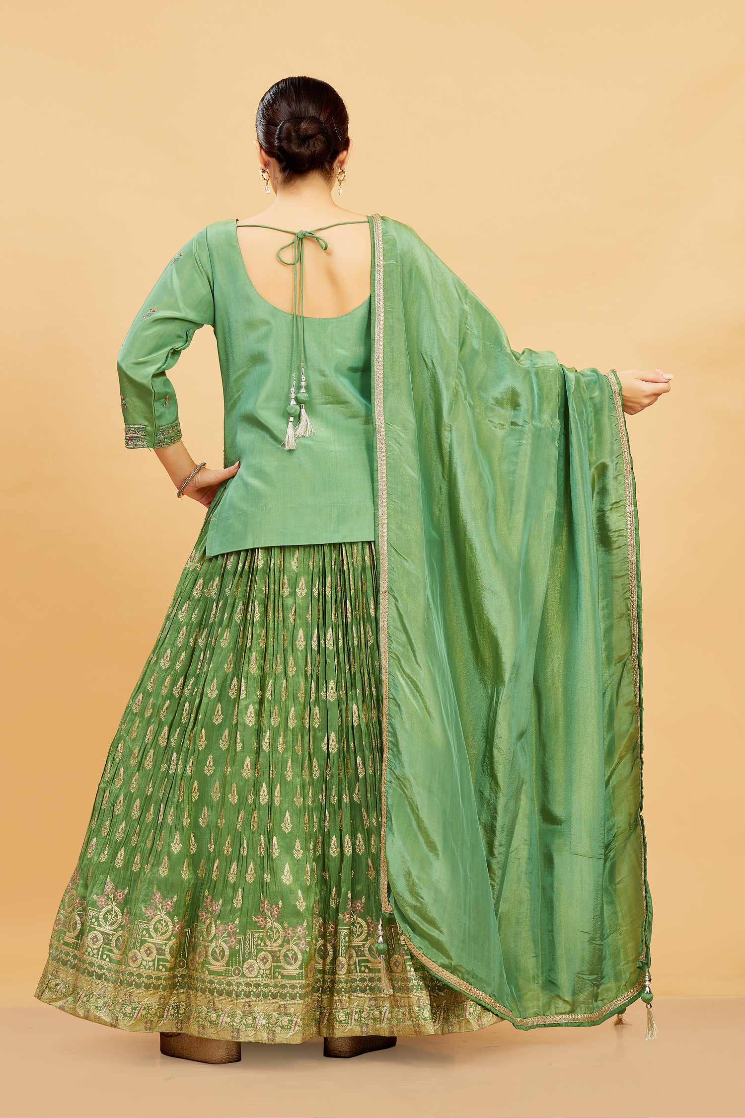 Emi Long Top Lehenga