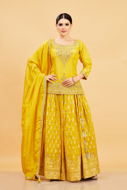 Emi Long Top Lehenga