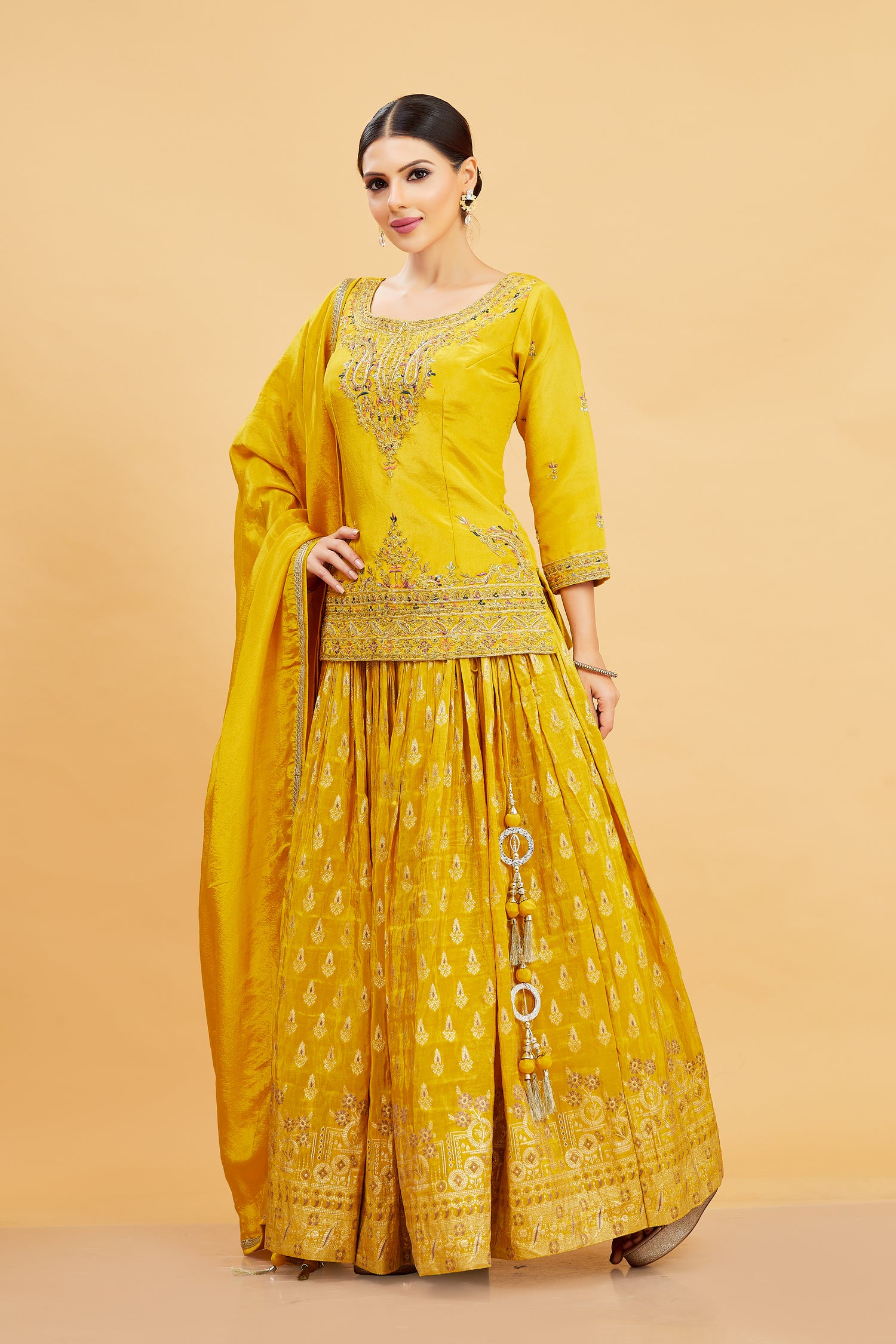 Emi Long Top Lehenga