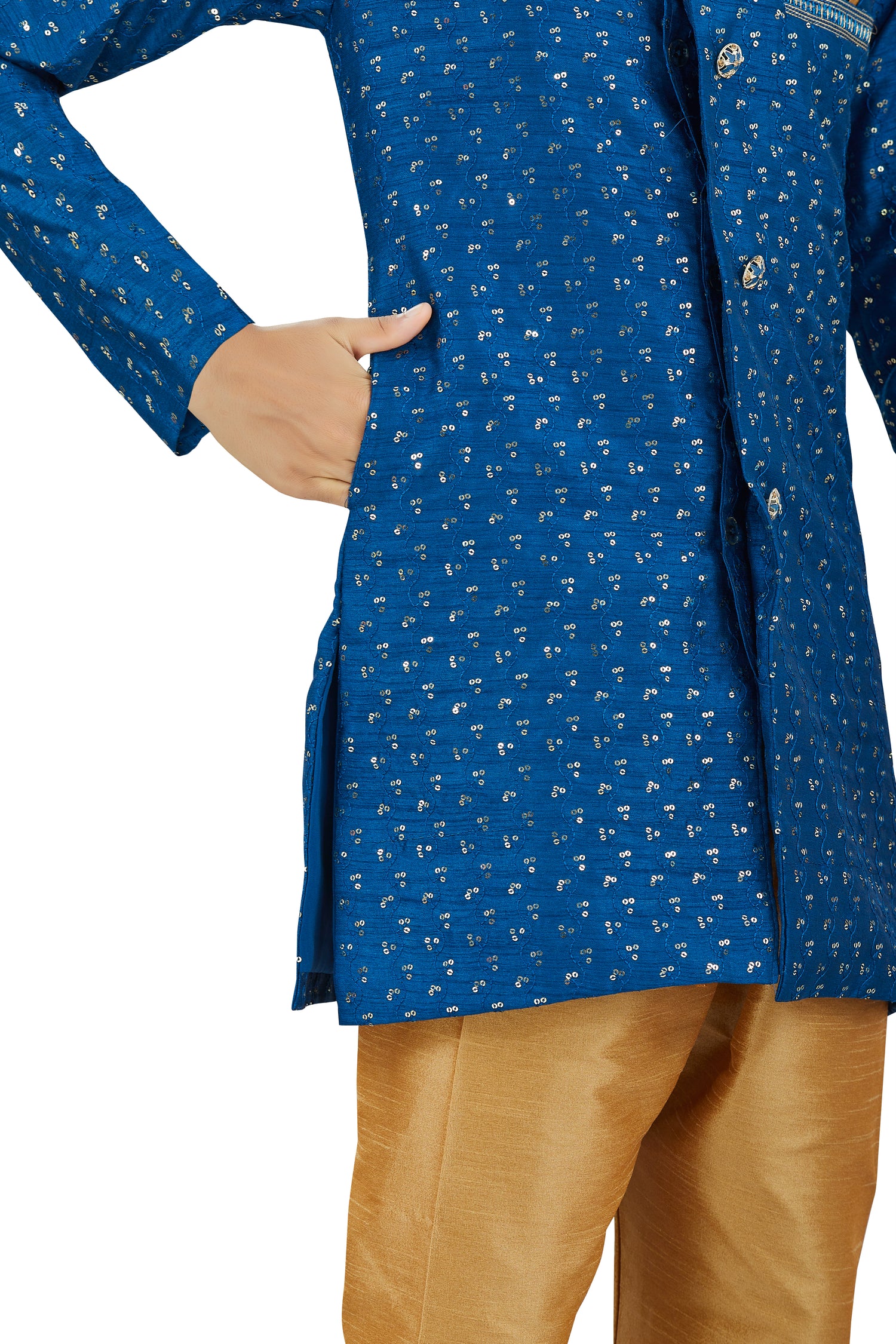 Boys Silk Kurta Set