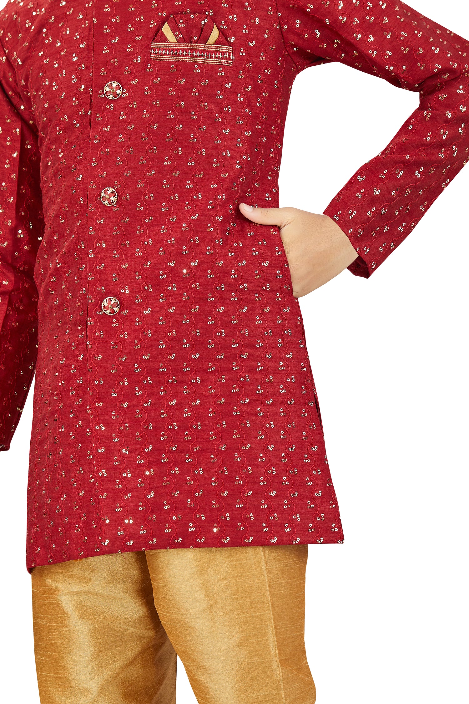 Boys Silk Kurta Set