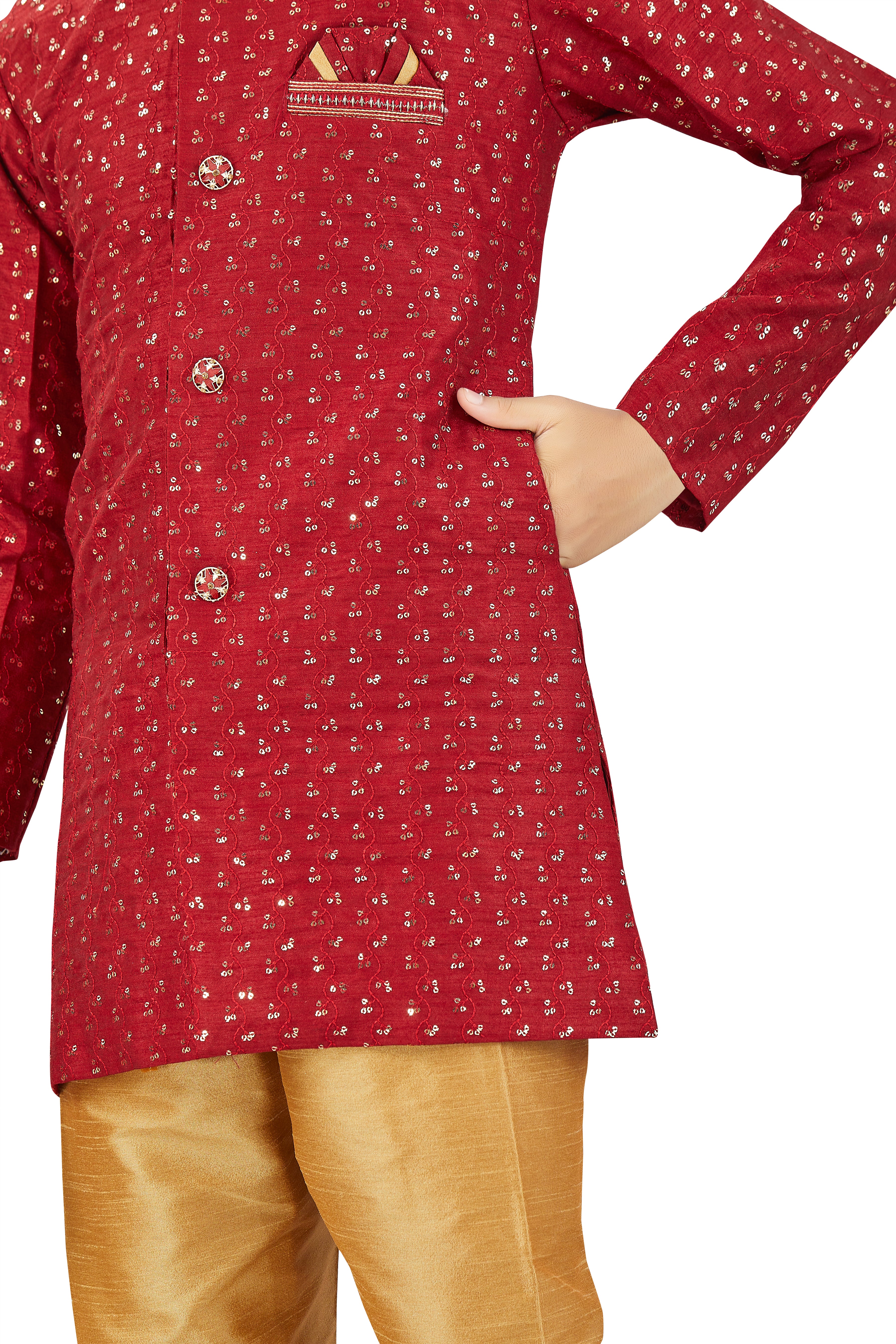Boys Silk Kurta Set