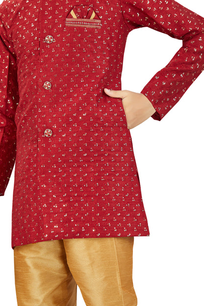Boys Silk Kurta Set