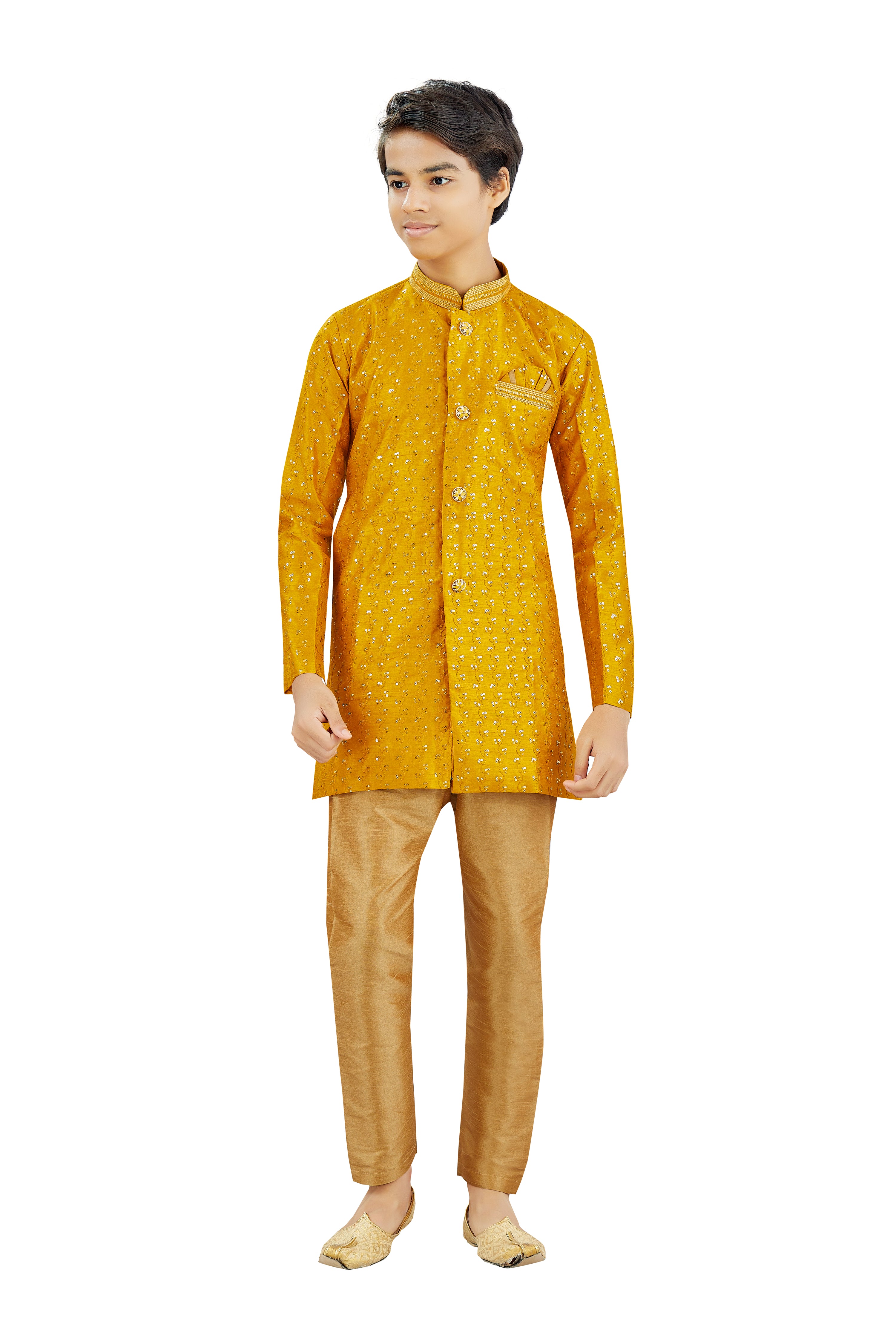 Boys Silk Kurta Set